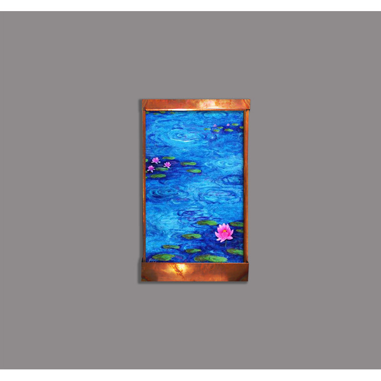 Bungalow Rose Chowchilla Hand Crafted Outdoor Acrylic Weather Resistant Wall Fountain Wayfair